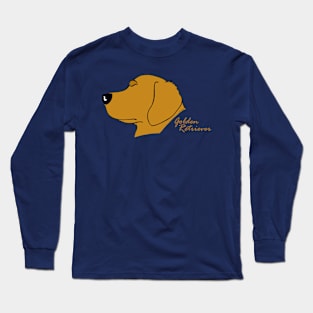 Golden Retriever silhouette Long Sleeve T-Shirt